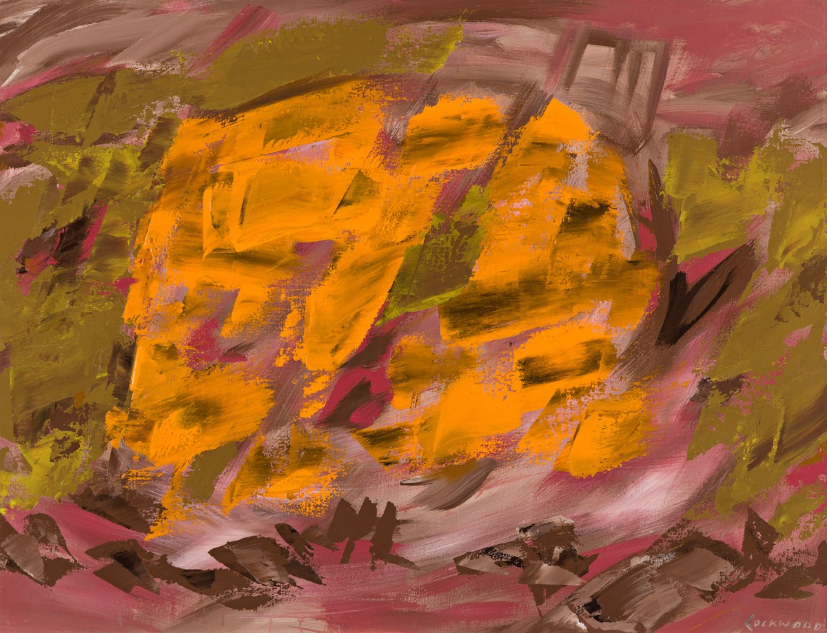 WARD LOCKWOOD (1894 - 1963, AMERICAN) Yellow and Pink.